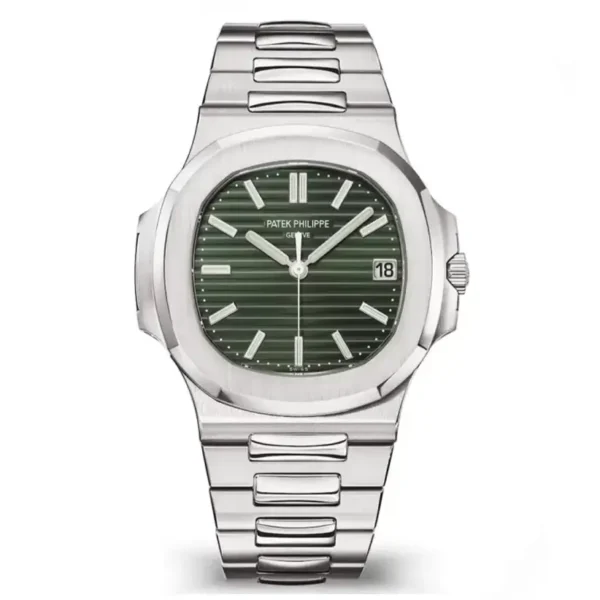 Patek Philippe Nautilus Automatic Olive-Green Dial Watch 5711/1A-014