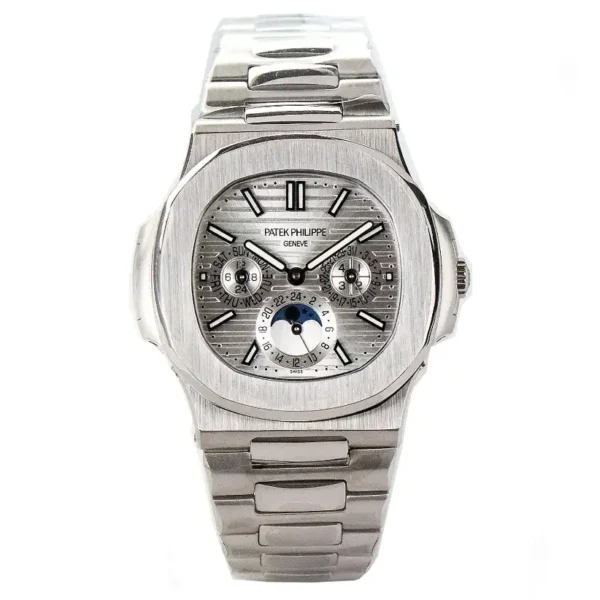 Patek Philippe Silver Nautilus Watch