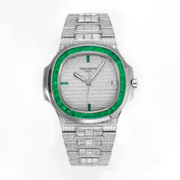 Patek Philippe Nautilus Platinum Green Watch