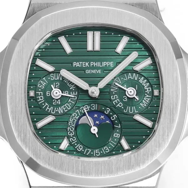Patek Philippe 5980 Silver Chronograph Watch